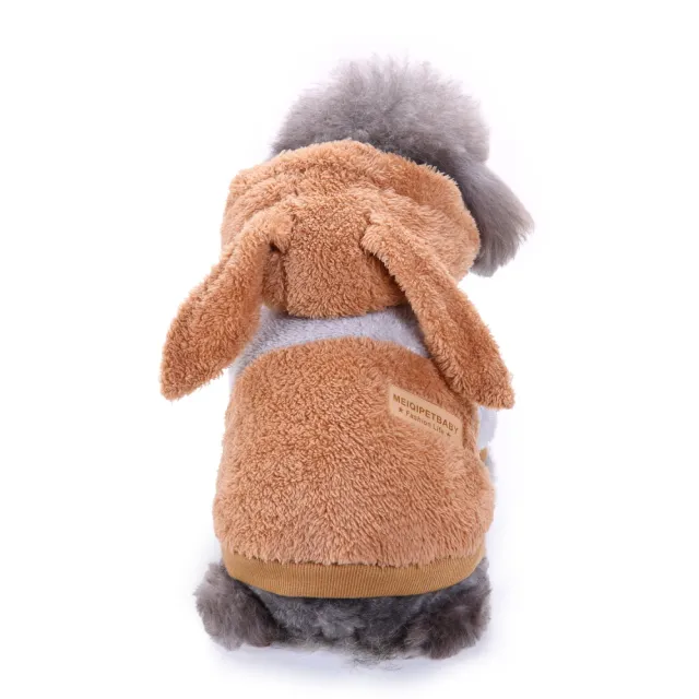 Dog Winter Clothing Coat Reflective Cotton Dz181 Apricot - Shop at LoveMi