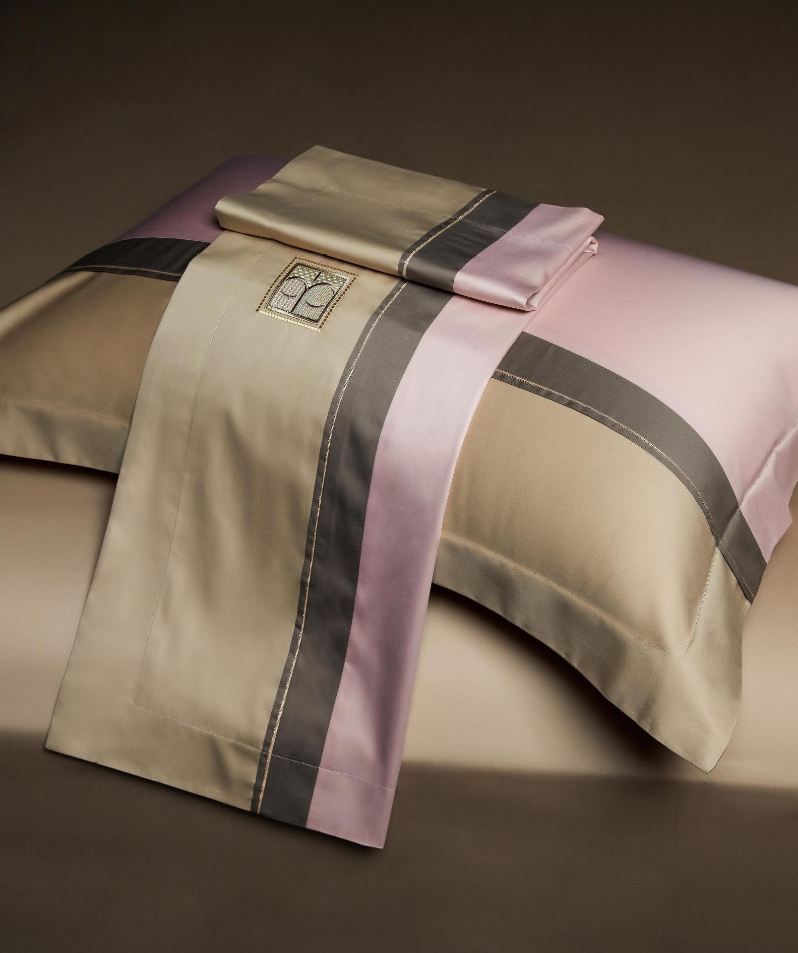 160 Double-strand Long-staple Cotton Color Block Embroidery Bedding