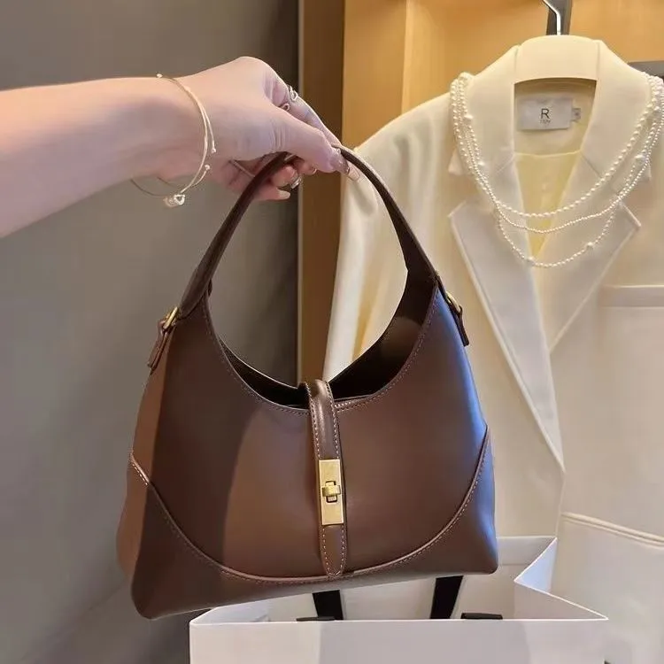 All-match Commute Hand Shoulder Messenger Bag For Women - Brown