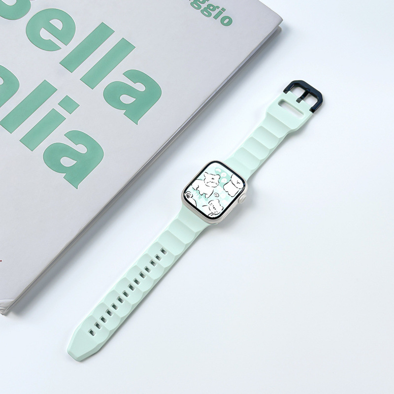 High-End Summer Light Mint Nylon Watch Strap Series