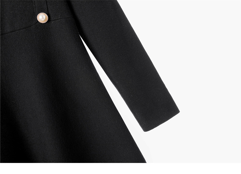 Classic Style Knitted Dress Women