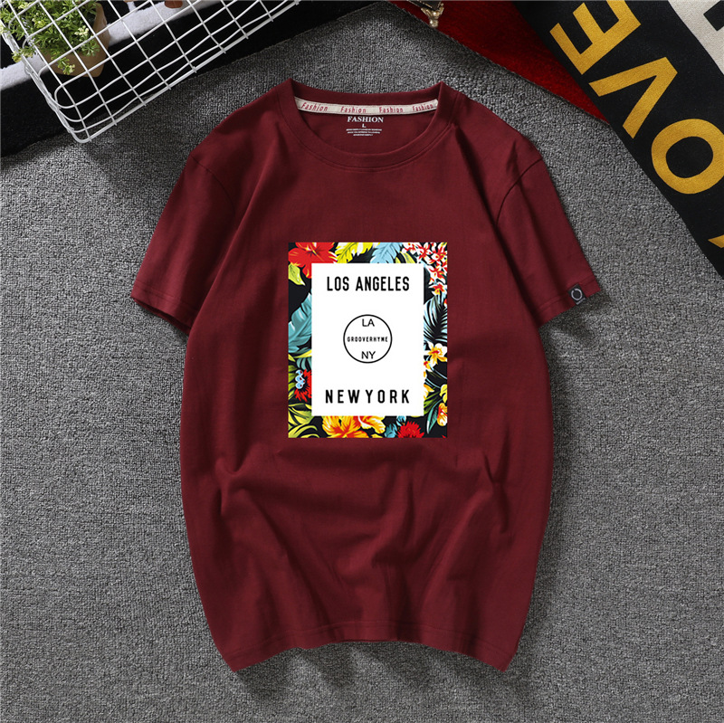 Title 5, Mens round neck large size casual T-shirt for ...