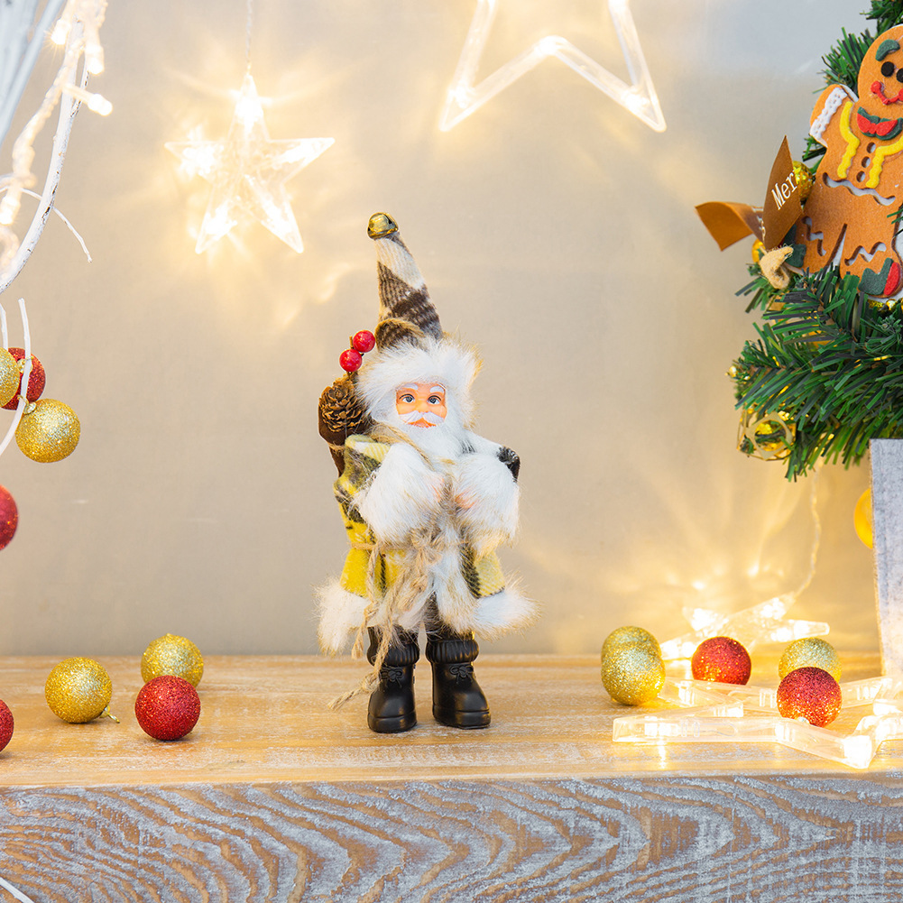 Title 3, Mini Santa Claus Doll Ornaments