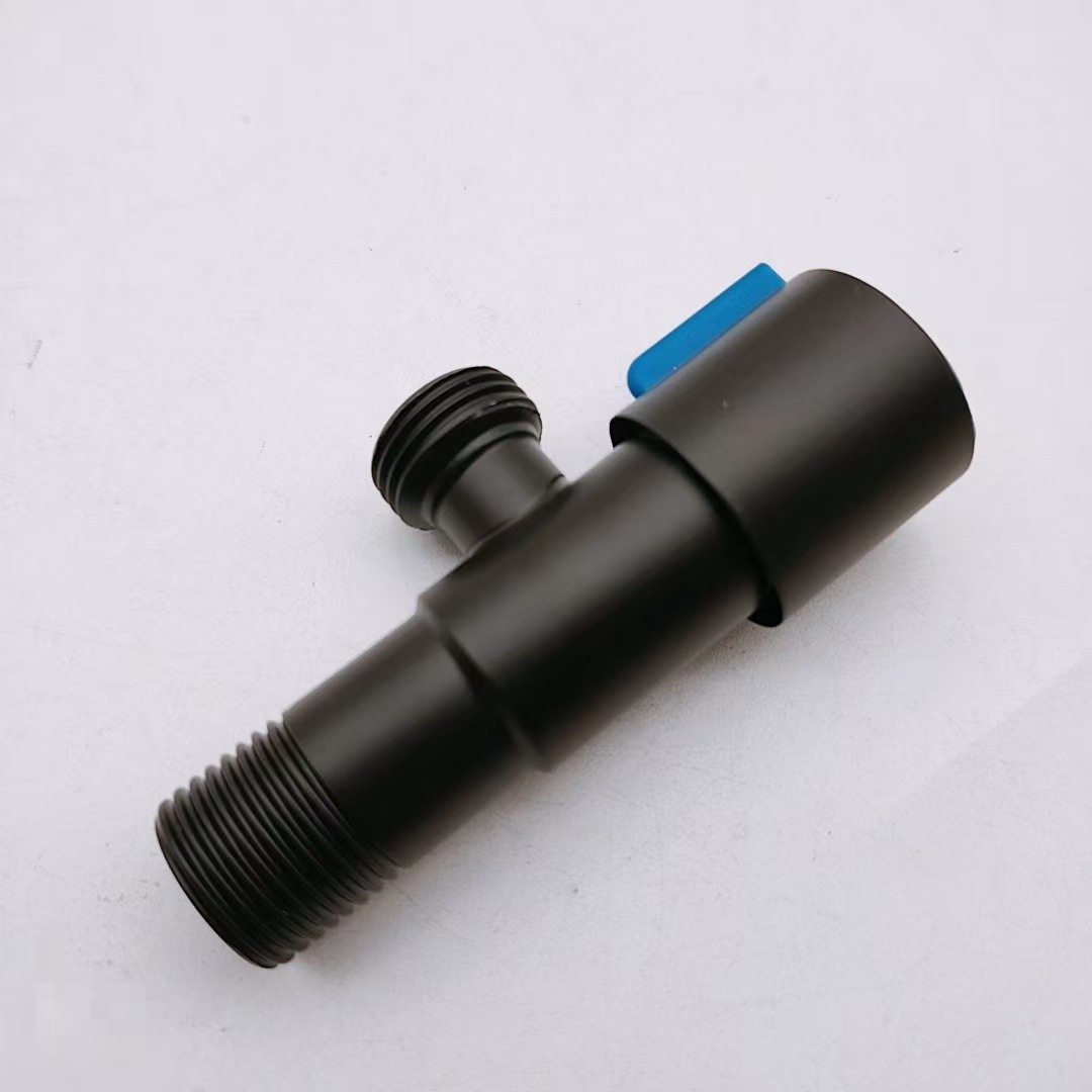 Black Paint Stainless Steel Closestool Water Heater Into The Wall Triangle Valve