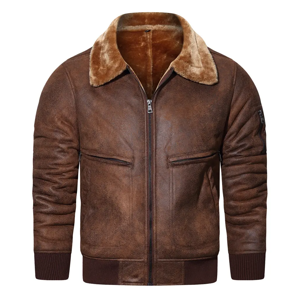 Autumn And Winter New Leather Fur Men's