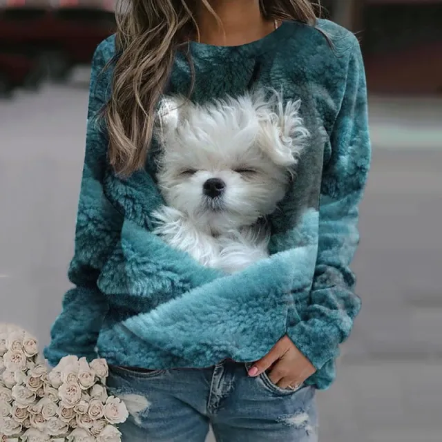 Women's Pullover Round Neck Irregular Sweater Afo 3318 2Xl - Shop at LoveMi