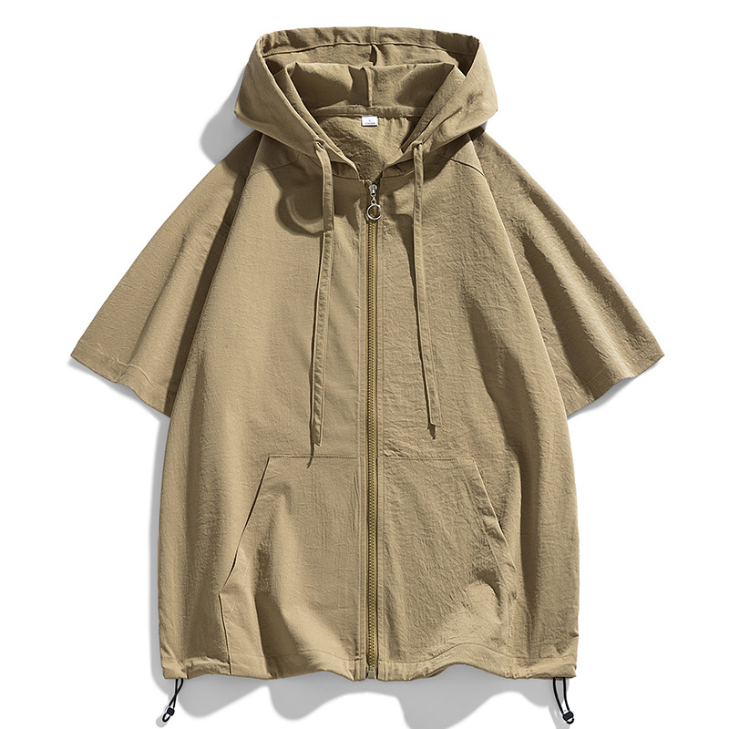 High-street Couple-matching Summer Shirt Cardigan Jacket Short-sleeve T-shirt 6