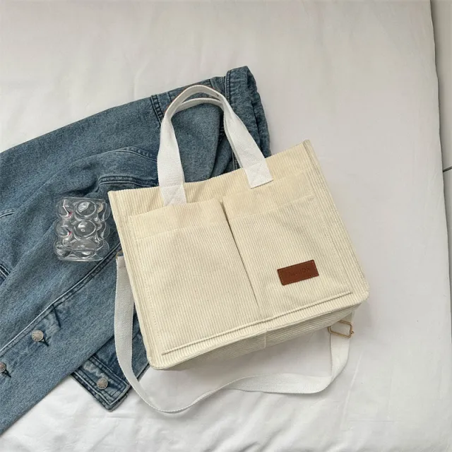Large Capacity Fashion Western Style Shoulder Bag Beige - Shop at LoveMi