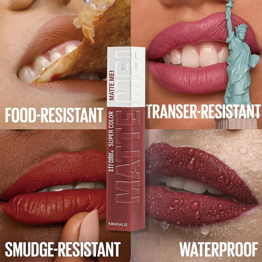 Matte Illuminating Lip Glaze Long-wearing Non-fading Lipstick