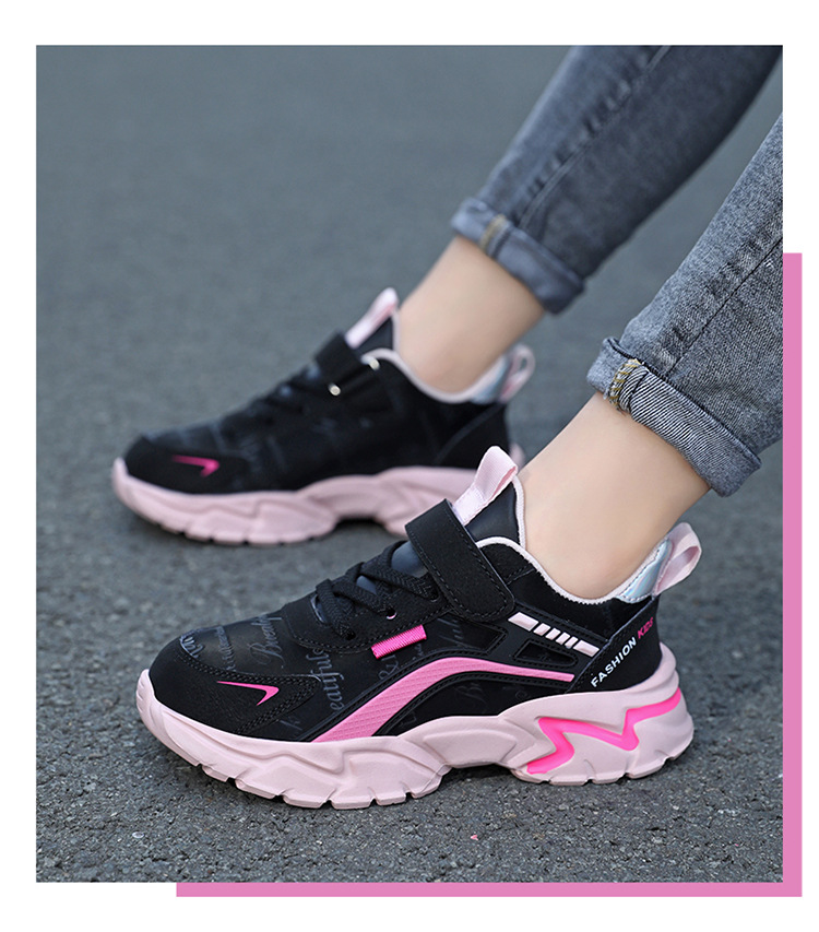 Waterproof Leather Girls Casual Sneaker - Image 7