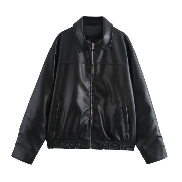 Women's Transparent Organza Bomber Jacket Coat Black - Shop at LoveMi
