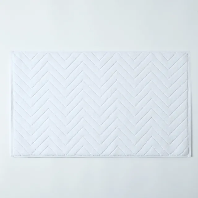 White Beauty Salon Floor Towel Flat Woven Hotel Floor Mat Wave White - Shop at LoveMi