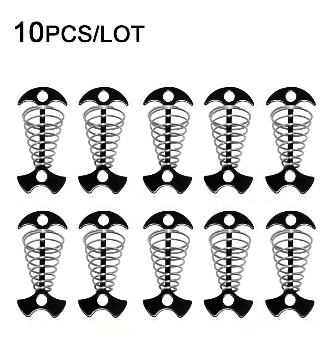 10 Pack Black Fish Bone Nail