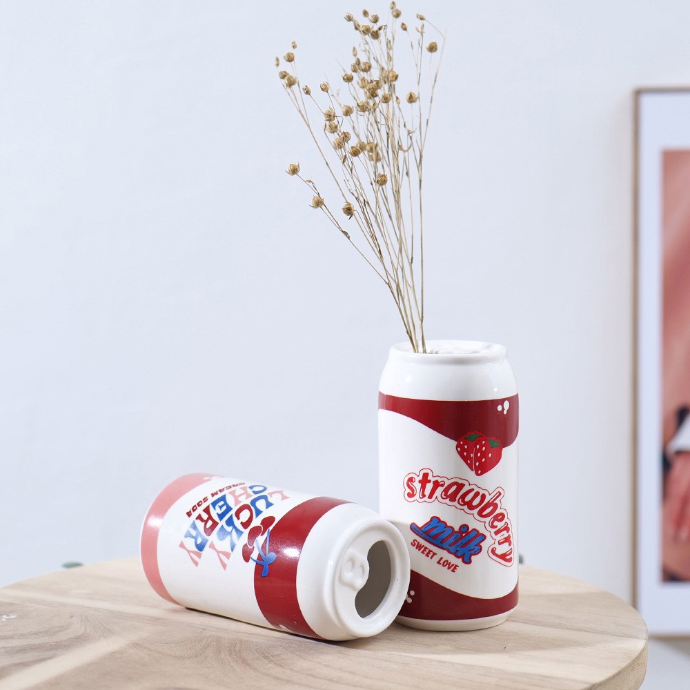 Vază din sticlă de cola ceramică în stil european