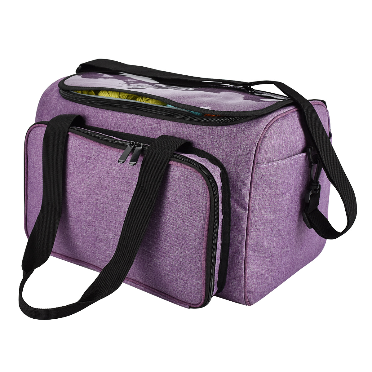 AC227C2 Purple Square Bag