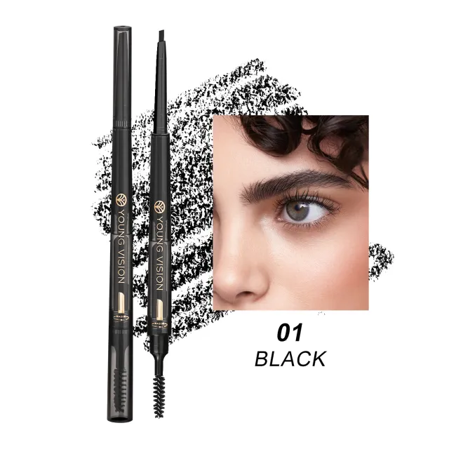 Fog Sense Three In One Eyebrow Pencil Waterproof Smear proof 01 Color - Shop at LoveMi
