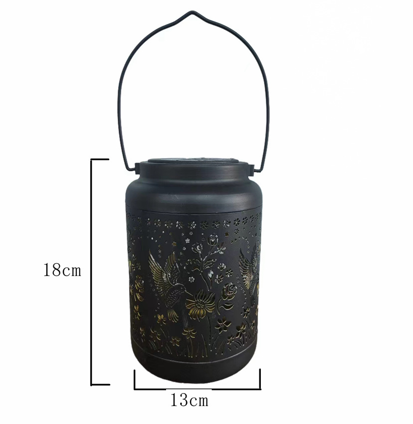 Title 13, Solar Hummingbird Small Night Lamp Outdoor Cour...