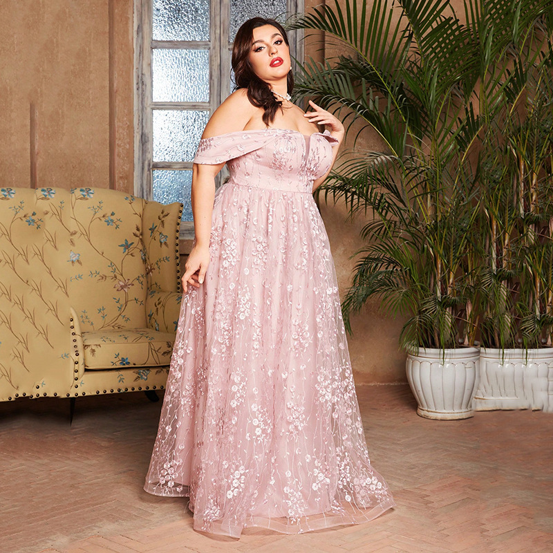 Female Ceremony Girl Plus Size Dress