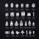 K9 Ultra-Shiny Flat-Back Rhinestones In White For Nail Art Decorations view 1