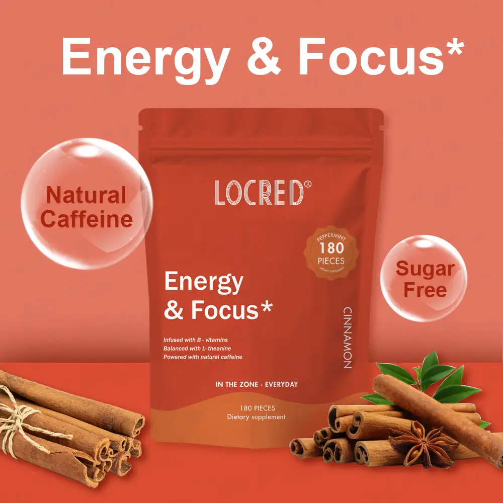 90-Grain Energy Sugar Cinnamon Flavor Tablet