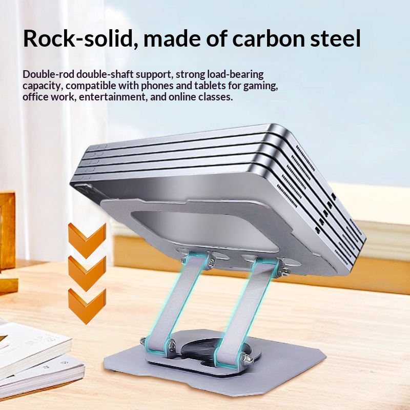 Lazy Portable Folding Height-Adjustable Tablet Stand