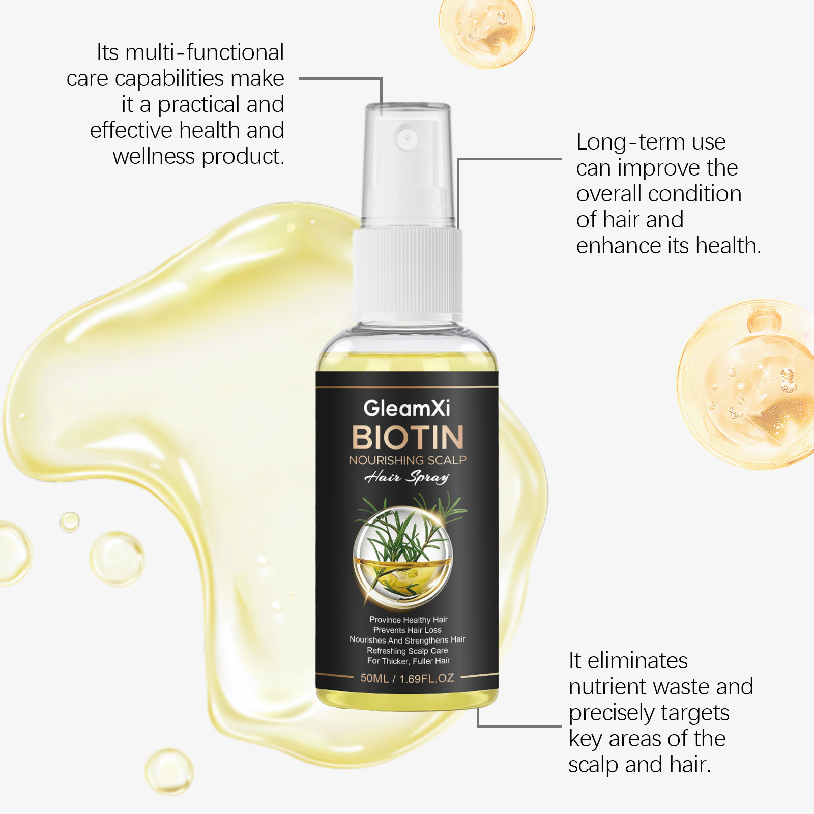 Scalp-nourishing Hair Care Spray