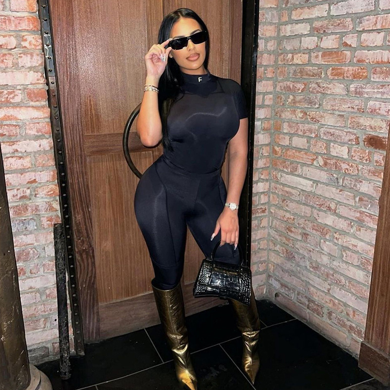 Fashion Women's Wear Printed Slim Fit Suit