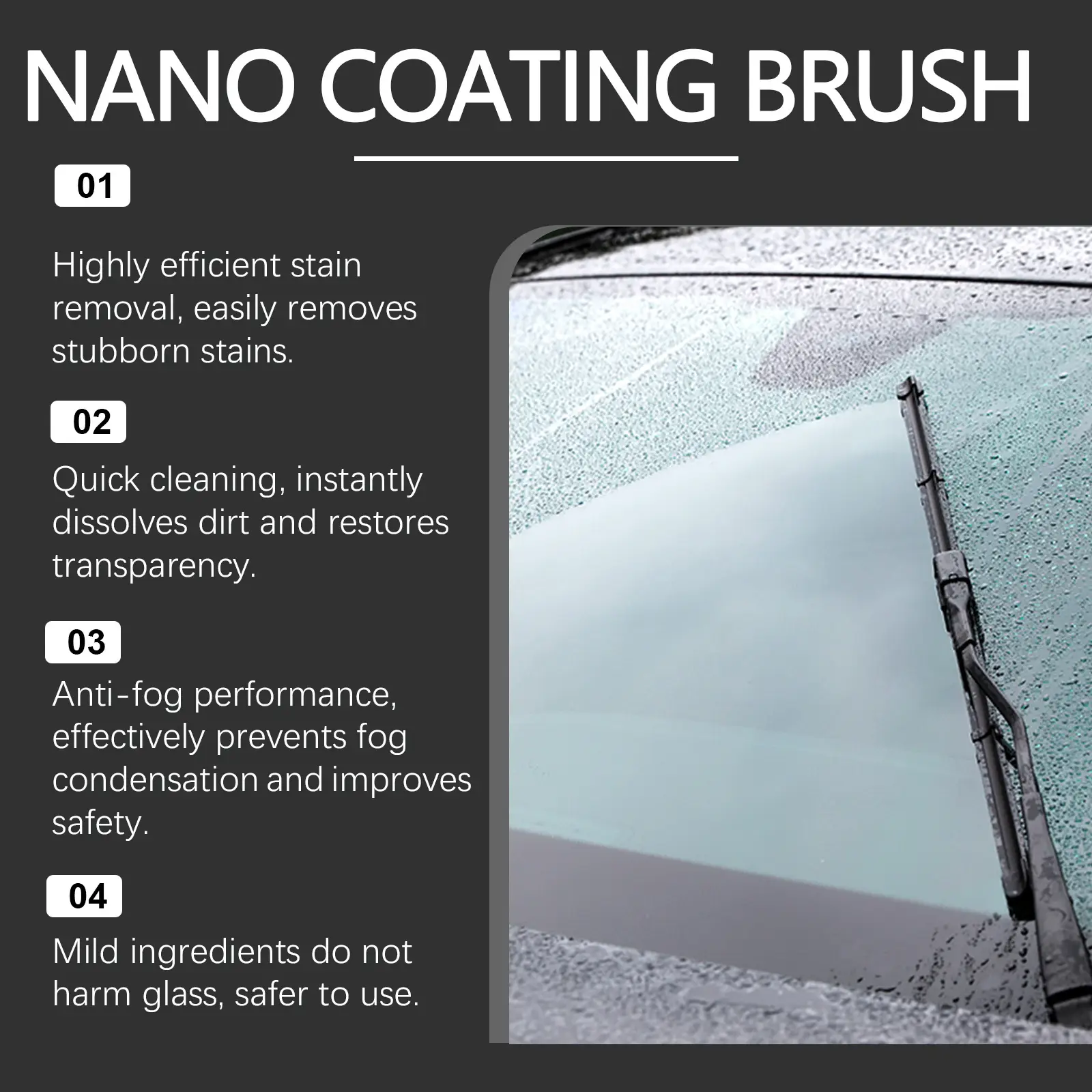 Auto Nano Coating Brush Decontamination