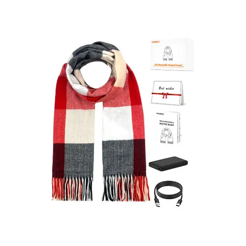 Thermal Multifunctional Electric Heating Scarf Women's Shawl Charging Heating Scarf And Power Bank - Shop at LoveMi