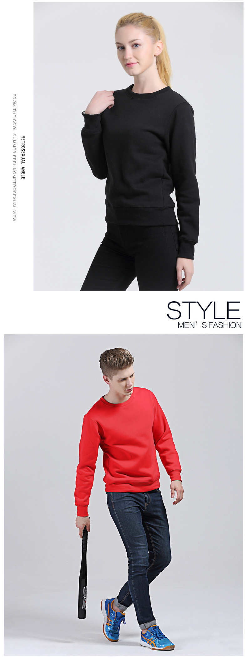 Title 1, Nouveau pull en velours pour hommes, col rond, ...