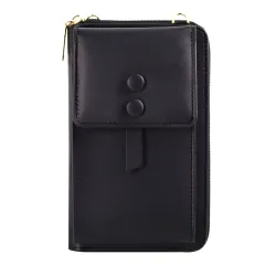 Women's Bag Shoulder Crossbody Pannier Bag Solid Colour Simple Student Cross-border E-commerce Multi-purpose Package - Black - View 1