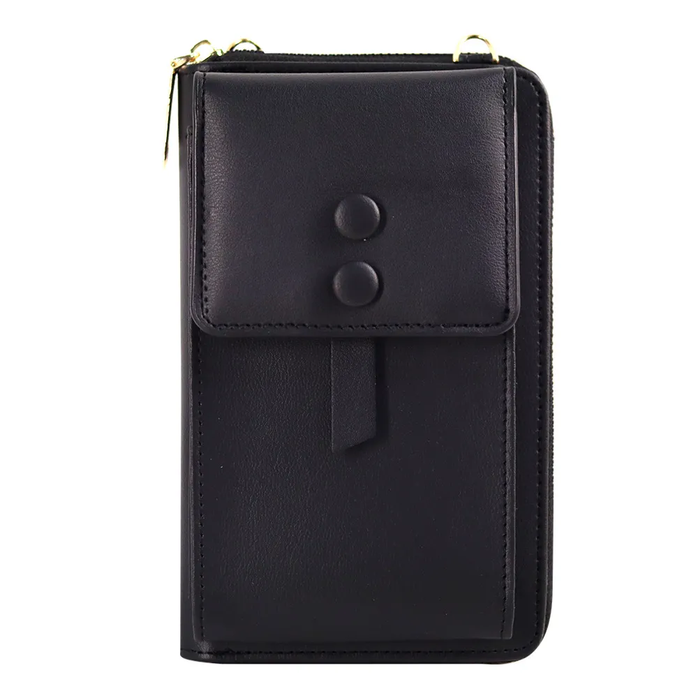 Women's Bag Shoulder Crossbody Pannier Bag Solid Colour Simple Student Cross-border E-commerce Multi-purpose Package - Black