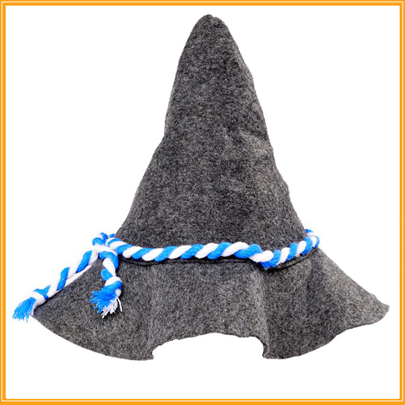 Title 1, Non-woven Pointed Witch Hat Christmas Fur Felt Hat