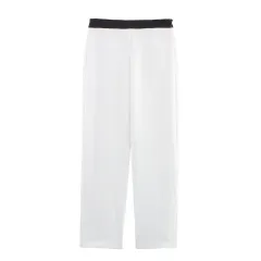 Summer Stitching Corset Top Stitching Waist Pants Suit - Pants - View 1
