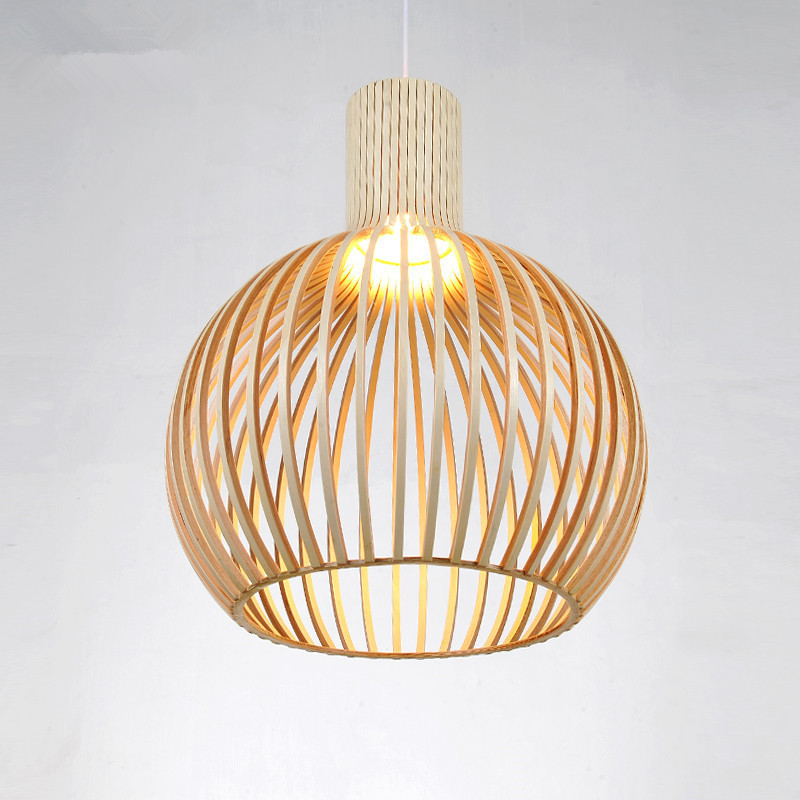 Title 6, Retro Wooden Bird Cage Chandelier Living Room B...