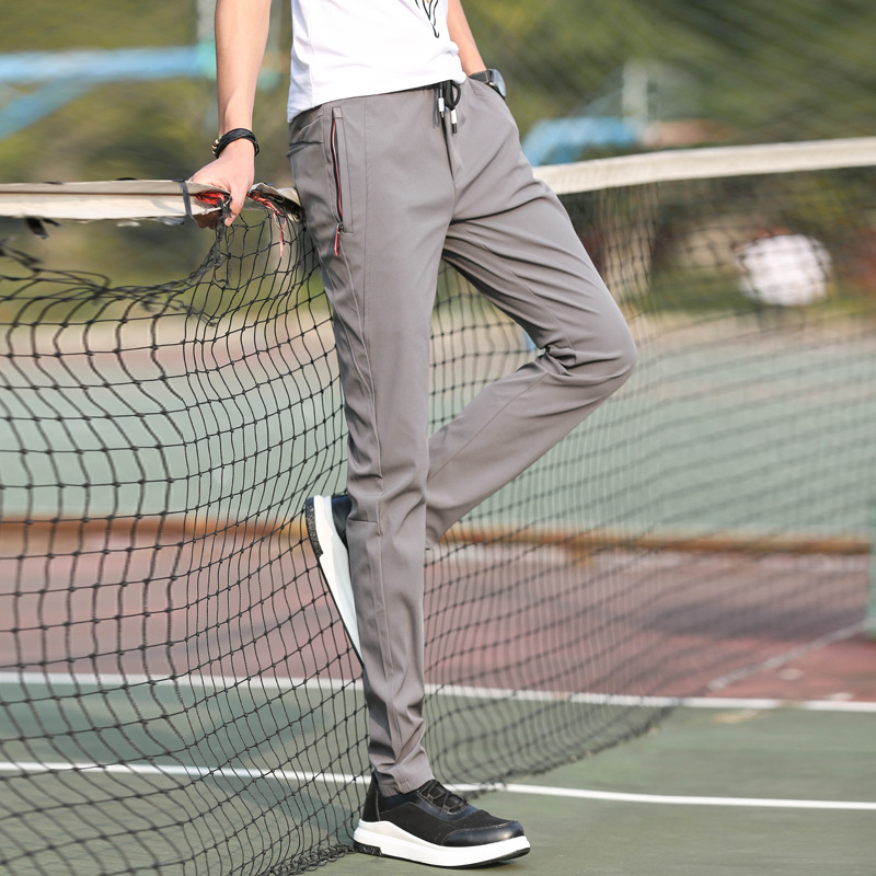 Title 2, Ice silk thin mens casual pants