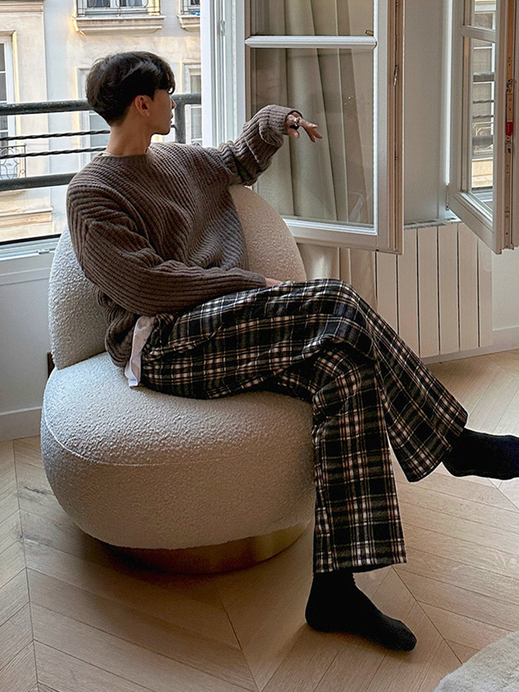 Korean Style Loose Straight Wide Leg Pants