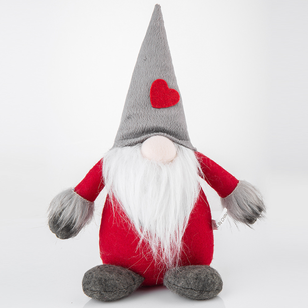 Title 4, Christmas Elf Doll Swedish Beard Elderly Facele...