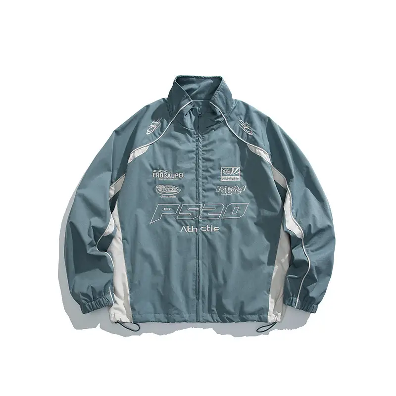 Retro-style Casual Stand-up Collar Jacket For Men