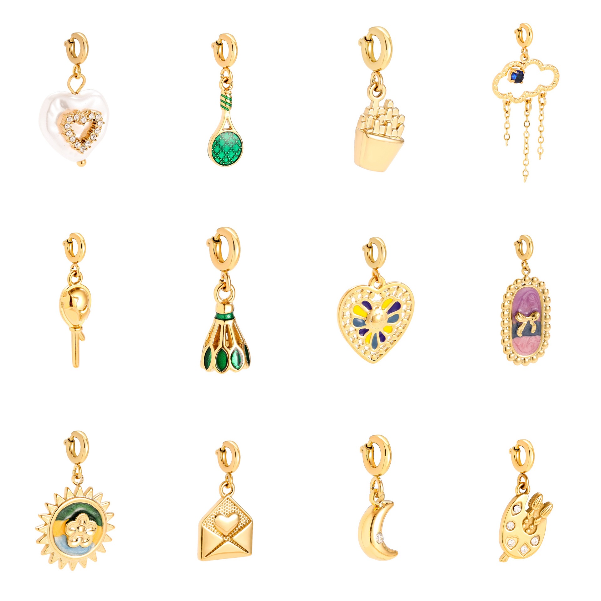 Hot-selling Stainless Steel Sun MoonAnd Cloud Pendant