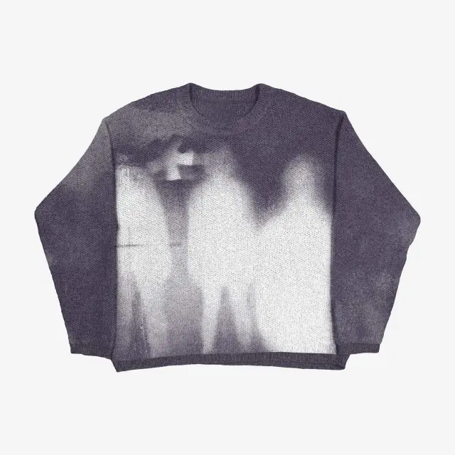 Street Tide Brand Hip Hop Style Round Neck Long Sleeve Loose Sweater Light Purple - Shop at LoveMi