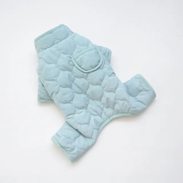 Pet Clothes Winter Clothing Warm Dog Four legged Cotton padded Clothes Green - Shop at LoveMi