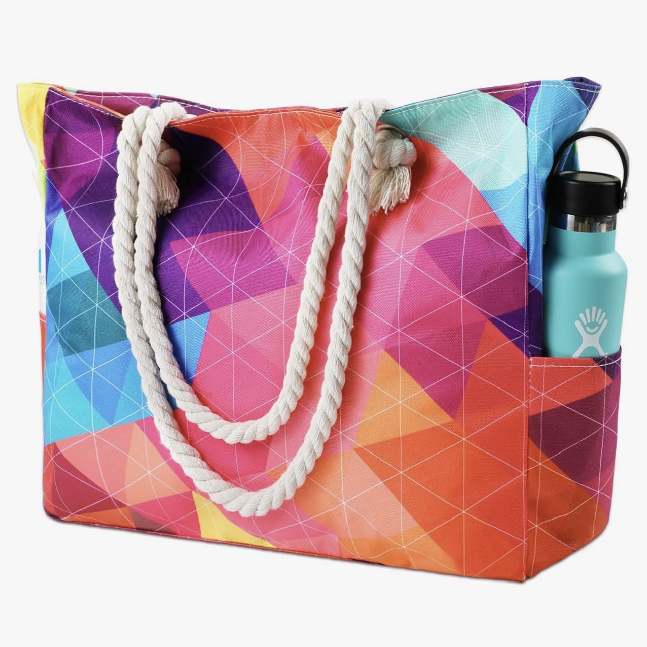 Bolso de Compras Estampado de un Hombro