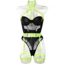 Black With Fluorescent Green