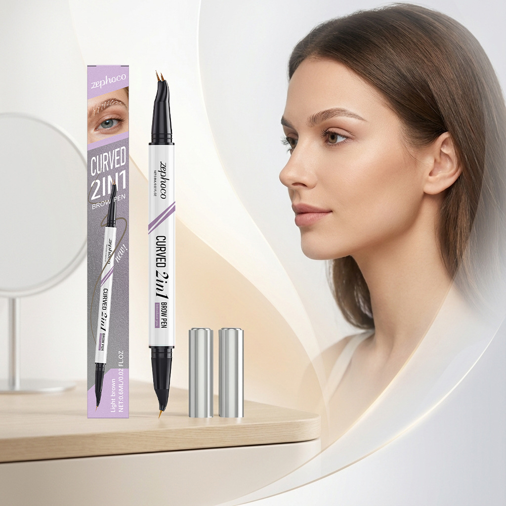 Double-ended Waterproof Eyebrow Pencil