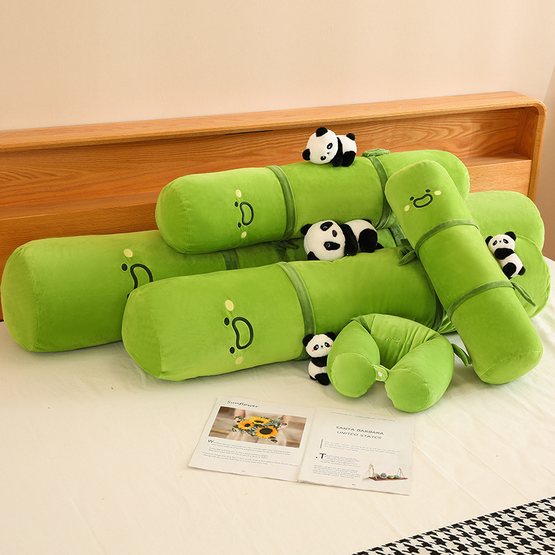 Bamboo Pipe Panda Pillow