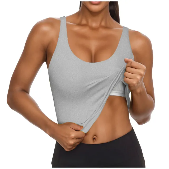 Women's Fashion Casual Summer Padded Vest Gray - Shop at LoveMi