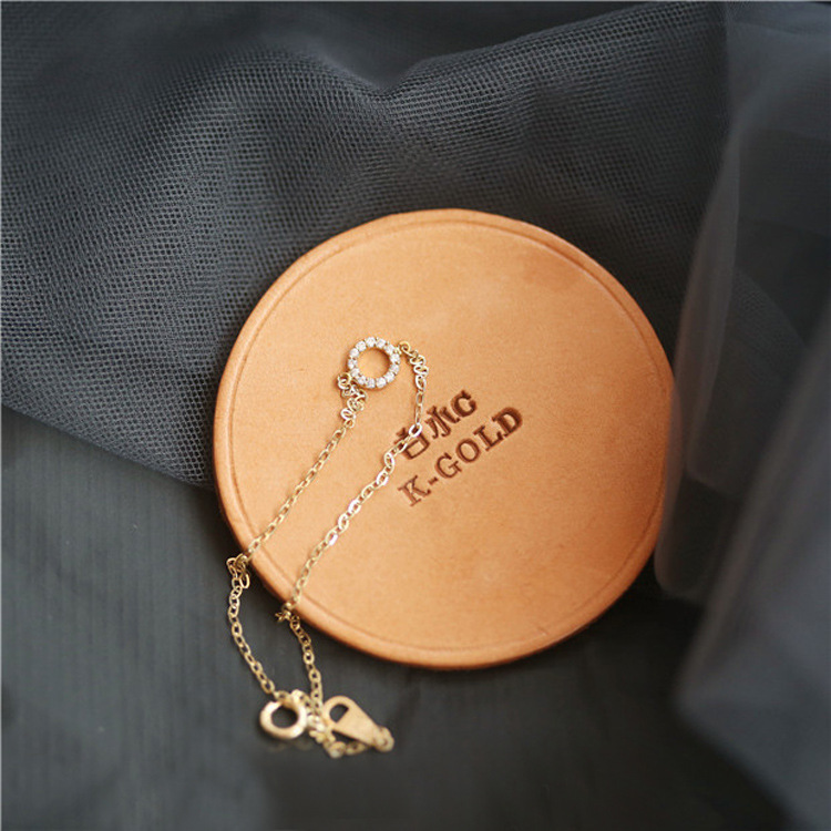 Women's Simple Temperament And Fully-jewelled Circle Bracelet