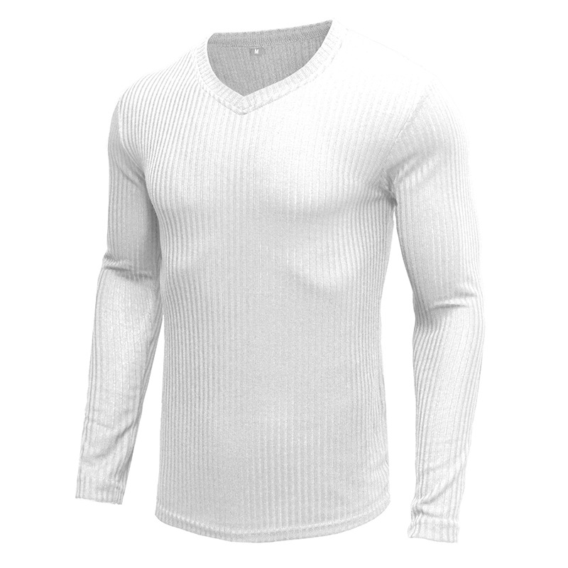 Title 12, European and American knitted mens long-sleeve...