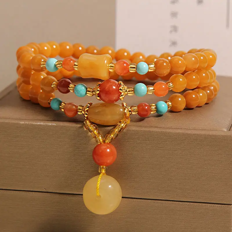 Colorful Beaded Multi-layer Bracelet Women's Light Luxury